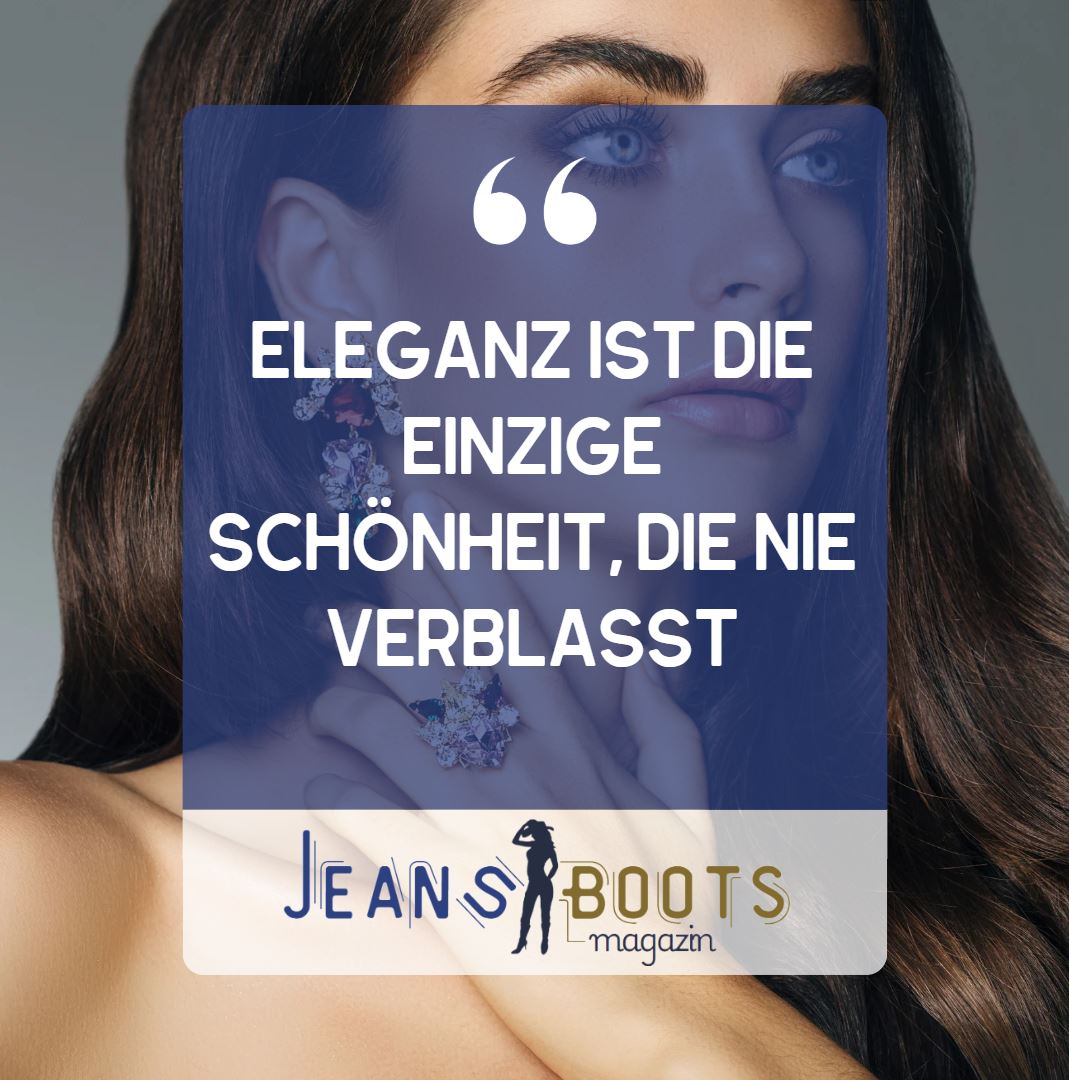 Eleganz ist die einzige Schönheit, die nie verblasst Eleganz ist die einzige Schönheit, die nie verblasst