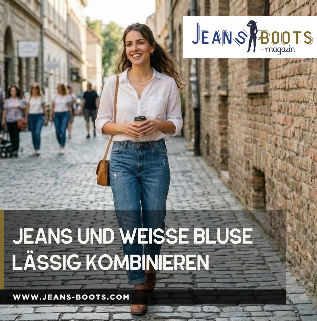 Jeans und weiße Bluse lässig kombinieren Der perfekte Streetstyle Jeans und weiße Bluse lässig kombinieren Der perfekte Streetstyle