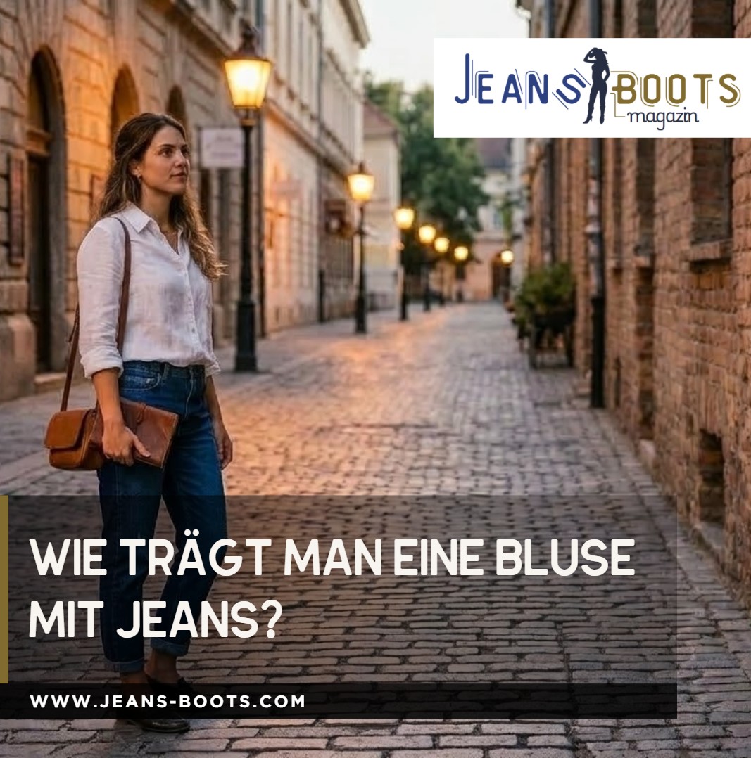 Wie trägt man eine Bluse mit Jeans Wie trägt man eine Bluse mit Jeans