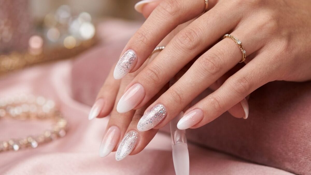 Ausgefallen Babyboomer Glitzer und Verlauf