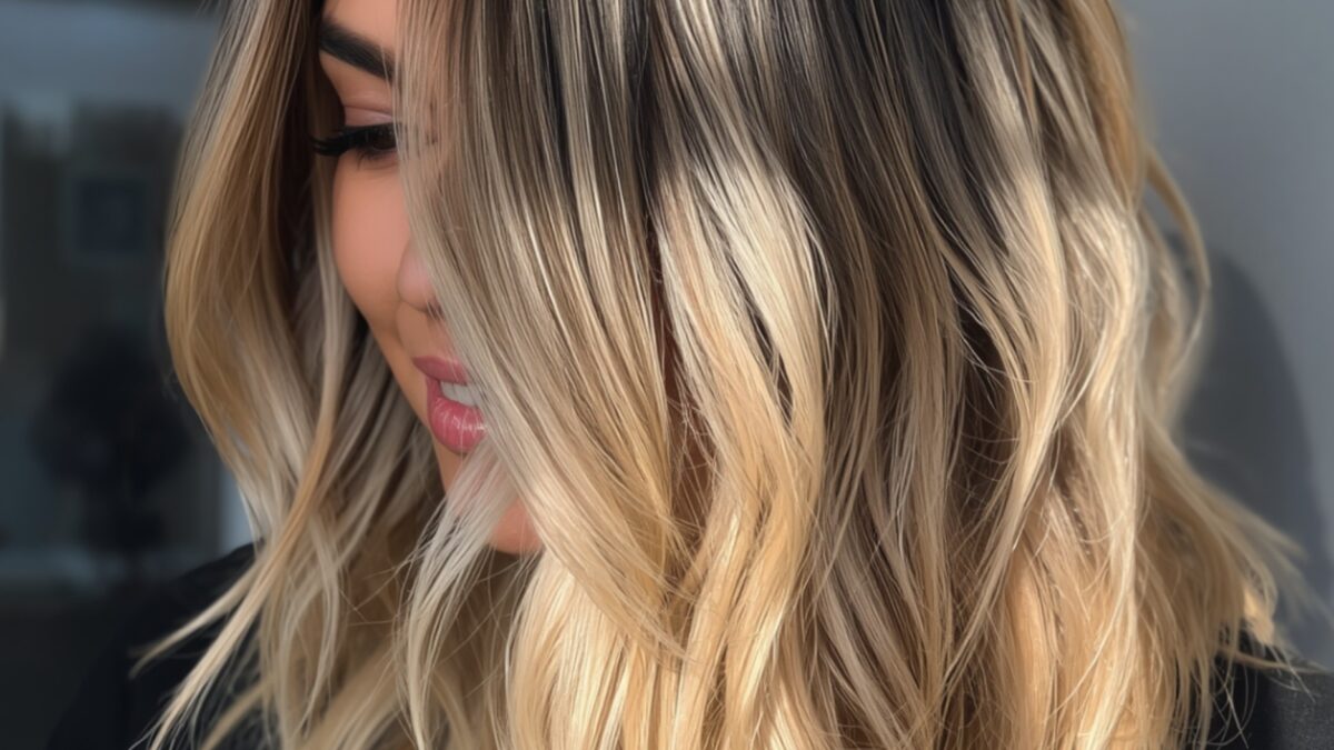 Dunkler Ansatz blonde Haare mit Übergang So gelingt der perfekte, moderne Look