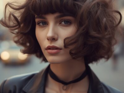 Kurzer Bob mit Locken und Pony So genial sieht der Trend-Schnitt aus