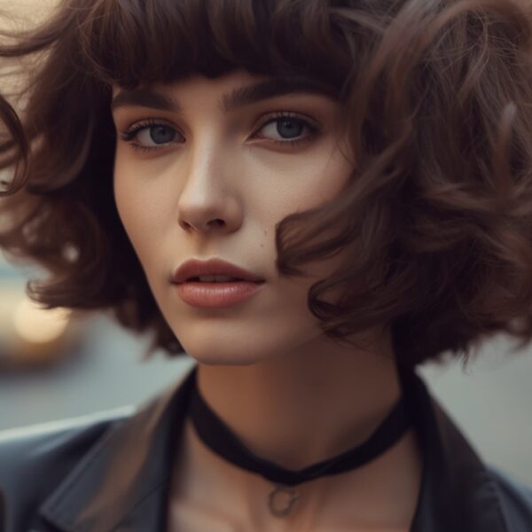 Kurzer Bob mit Locken und Pony So genial sieht der Trend-Schnitt aus