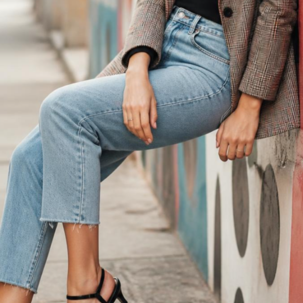 Cropped Jeans für kleine Frauen Dieser Fehler beim Saum macht jedes Bein kürzer