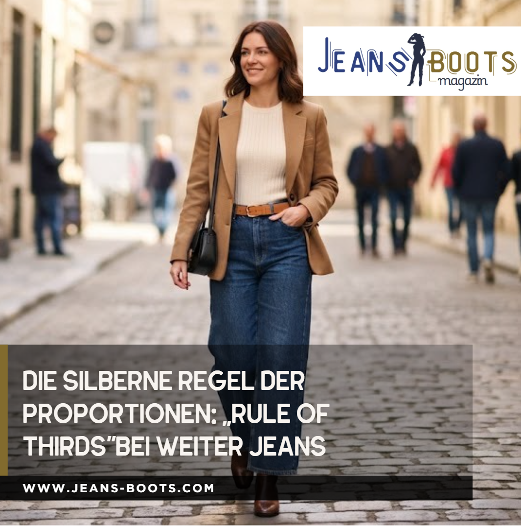 Die silberne Regel der Proportionen „Rule of Thirdsbei weiter Jeans Die silberne Regel der Proportionen „Rule of Thirdsbei weiter Jeans