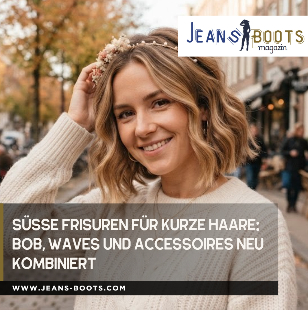 Süße Frisuren für kurze Haare Bob, Waves und Accessoires neu kombiniert Süße Frisuren für kurze Haare Bob, Waves und Accessoires neu kombiniert